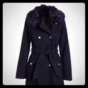 Jessica Simpson Winter Coat w/ Faux Fur Trim